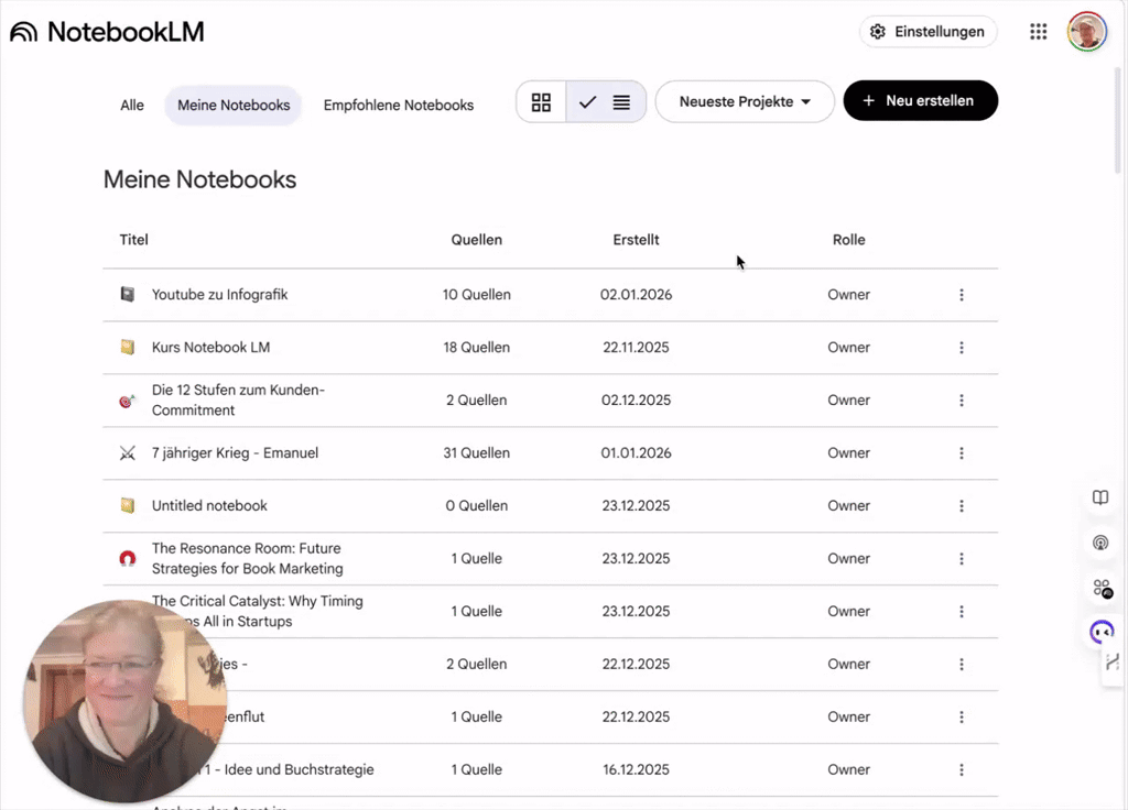 So arbeitet Notebook LM