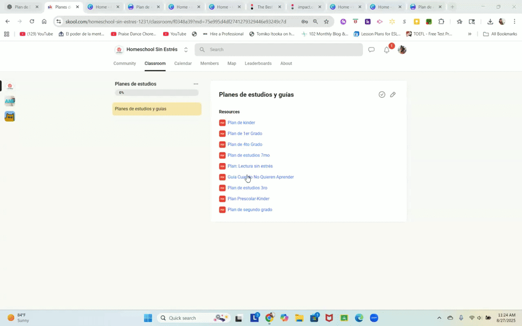 Nuevos planes de estudios en la comunidad😀