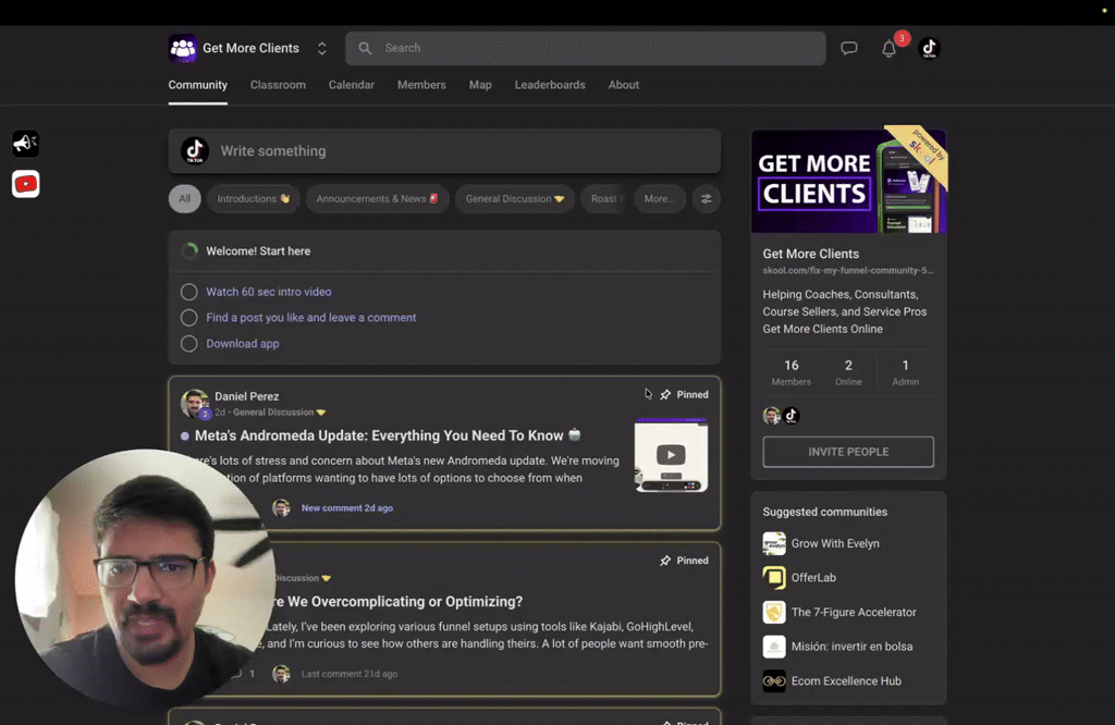 Welcome to Get More Clients Free Skool 👋