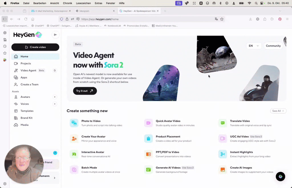 Tool - Heygen - ein kleiner Rundgang