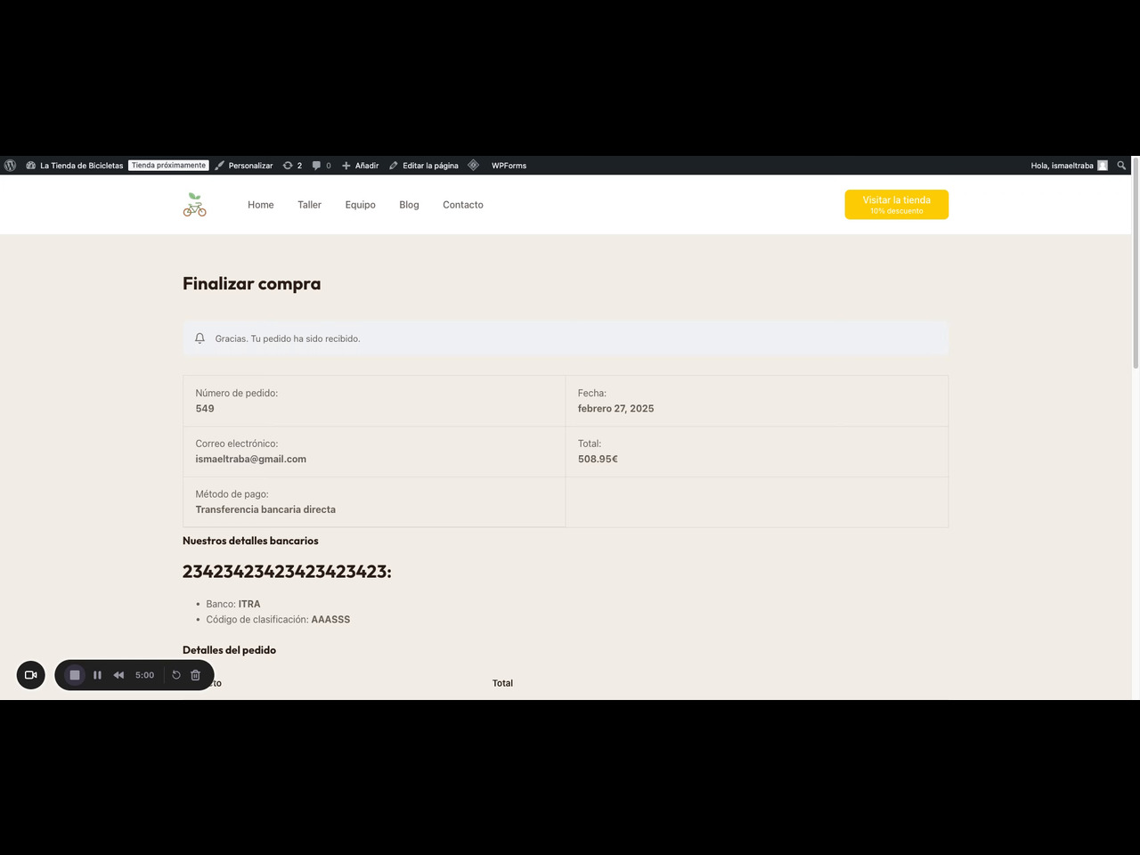 Cómo gestionar el ciclo de vida de un pedido en WooCommerce