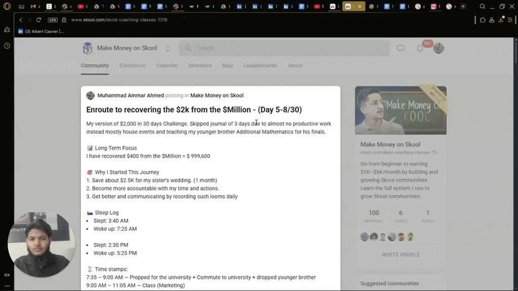 Enroute to recovering the $2k from the $Million - (Day 5-7/30)