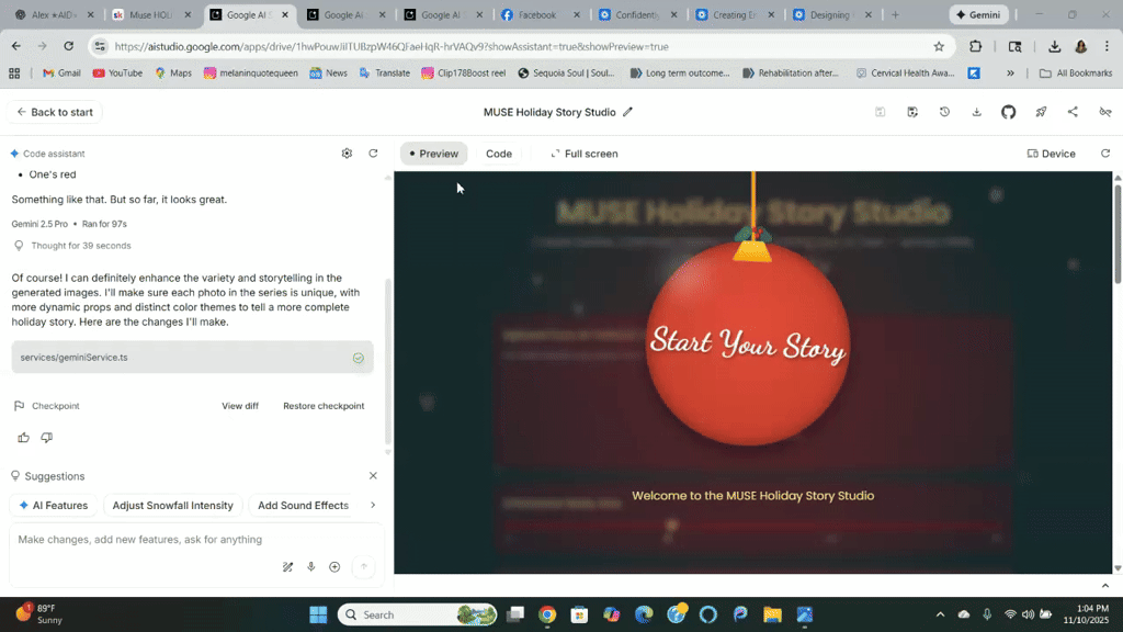 Holiday Studio Overview 