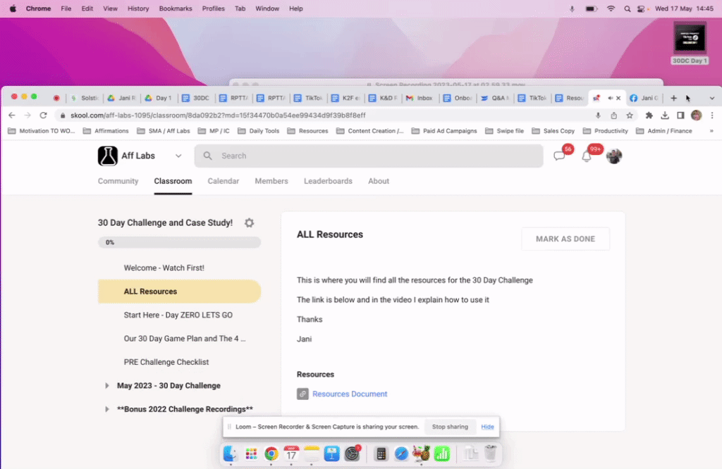 ALL Resources - 30 Day Challenge and Case Study! · Aff Labs