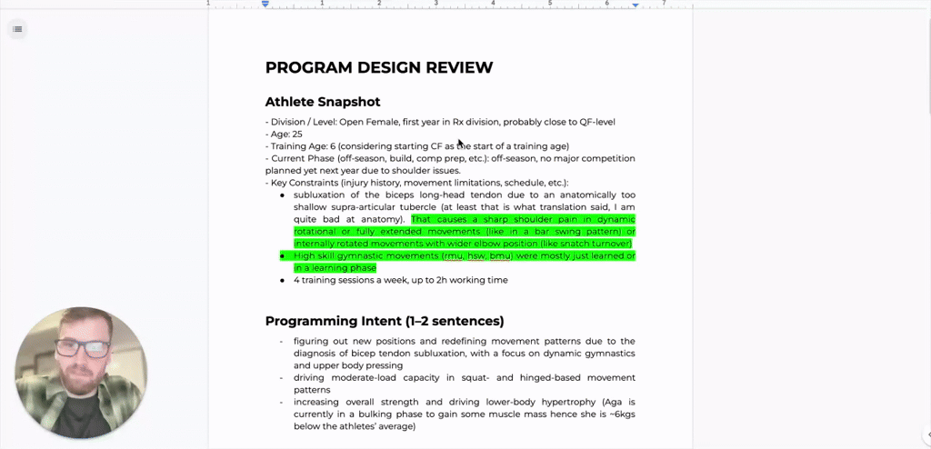 Program Design Review #1 is LIVE