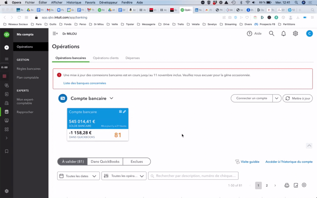 Bug Quickbooks Nov22