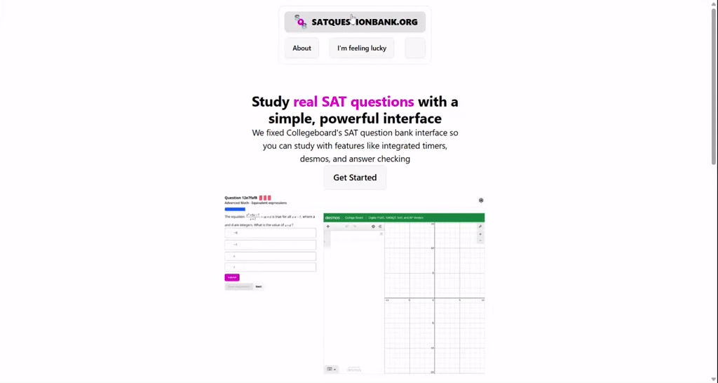 New Resource - SATQuestionBank.org! 
