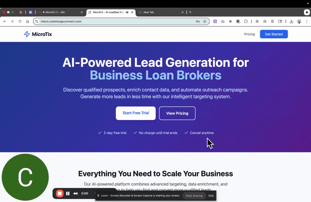 MicroTix Lead Generation Engine