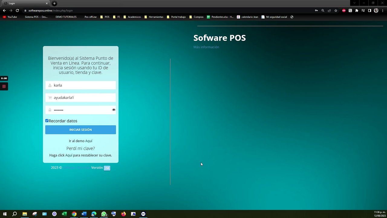Preview of Login - Google Chrome - 12 August 2023