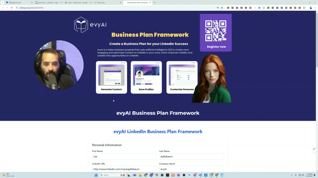 How to create a LinkedIn plan to generate 100k in profit in 2025 · AI ...