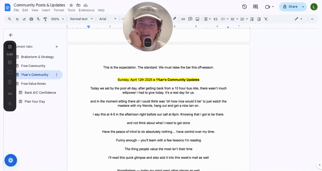 1%er's Mail 📬 Sun, April 12th 2026 💪