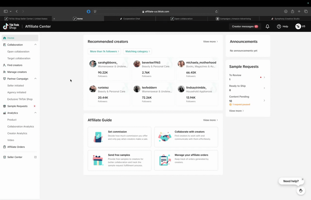 How I pick TTS Open Collab Affiliates pt.1 - 10-1-24