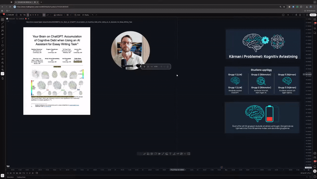 🔴 Webinar Live Q&A idag 12:00 30/11 inne på skool.com/tradingsnack-gratis + NY AI Utbildning