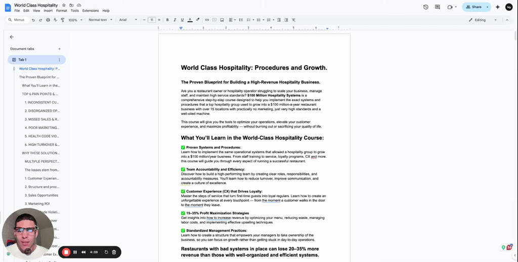 You are now World Class!