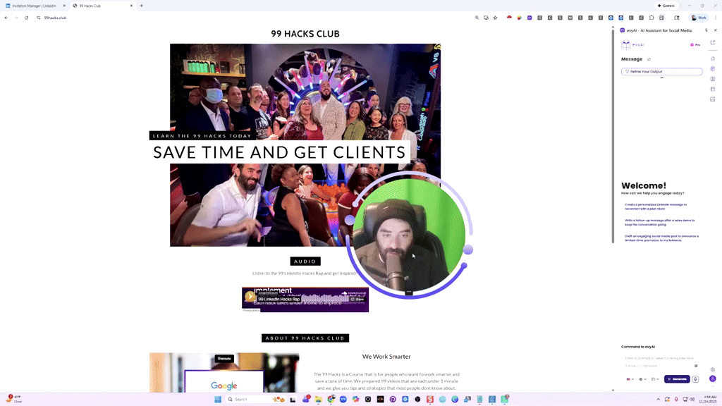 How to message people on LinkedIn before you accept.. 