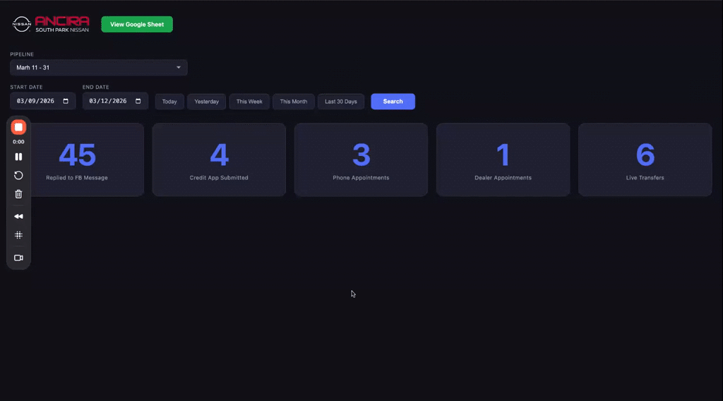 My First Vibe Coded GHL / API Dashboard