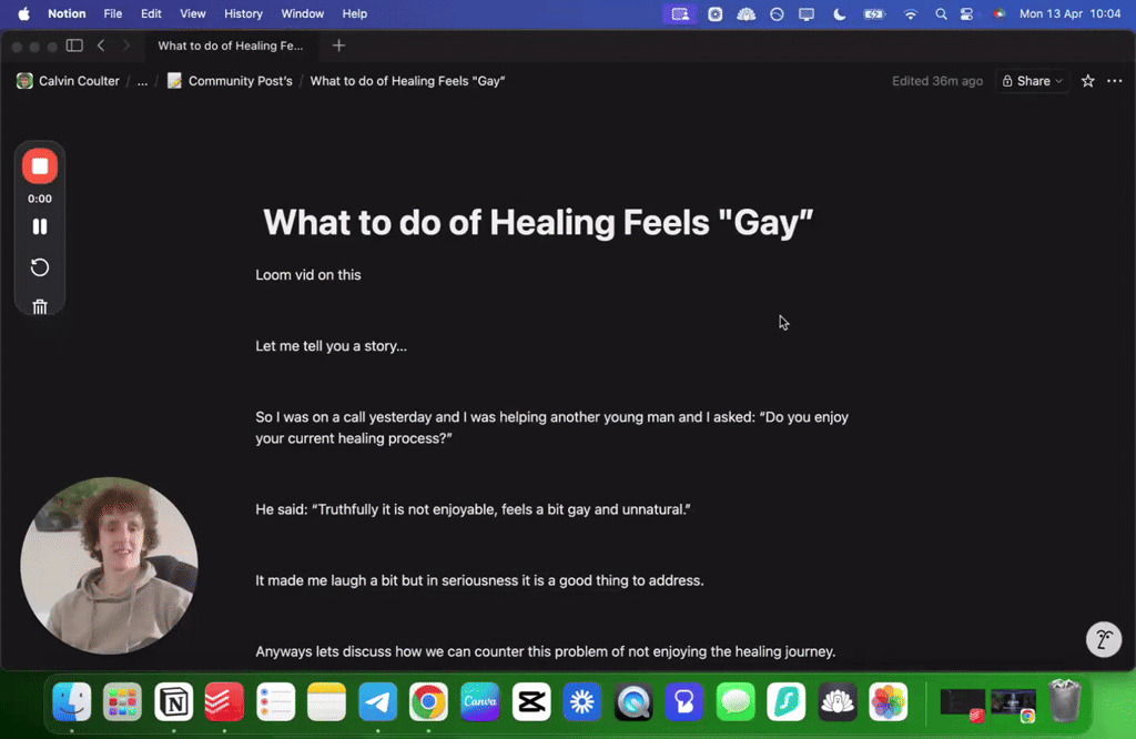  What to do of Healing Feels "Gay”