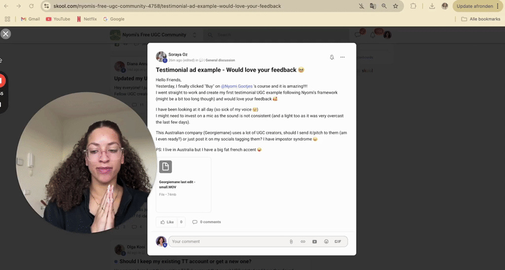 Soraya’s First UGC Ad—Let’s Hype Her Up! 🎉