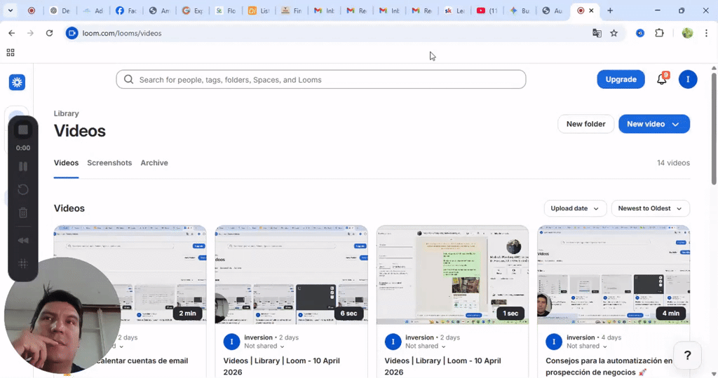 Calentamiento de cuenta