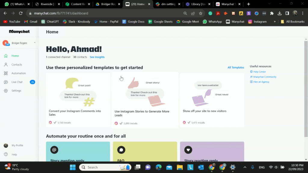 Switching from 2 messages to 1 on a reply