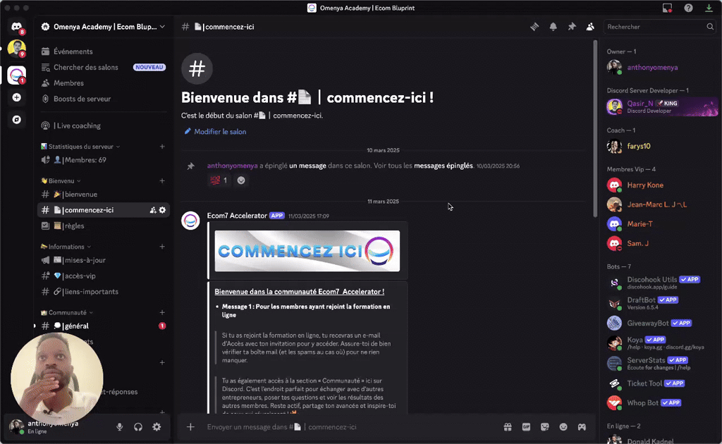 🎫 Besoin d’aide technique ? Ouvre ton ticket sur Discord 