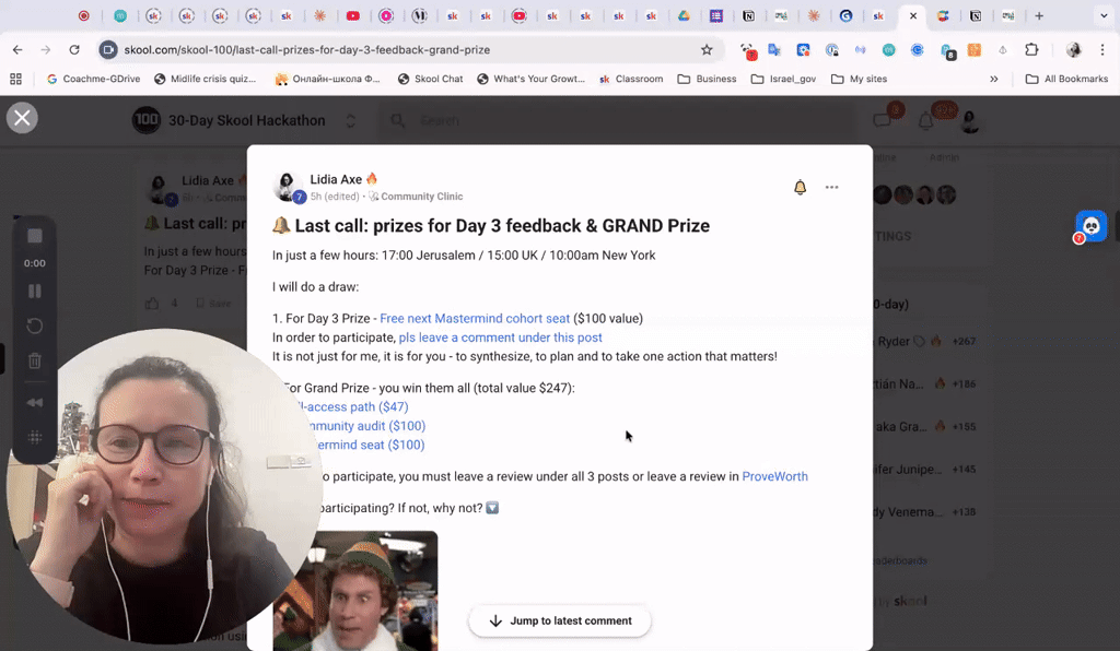 🏆 WINNERS Announcement : prizes for Day 3 feedback & GRAND Prize