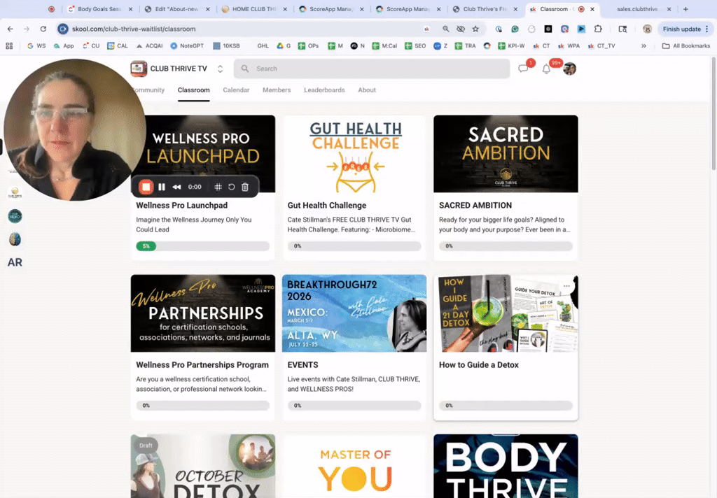 Behind the Scenes on Gut Health Challenge to Club Thrive