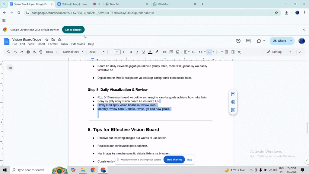 📝 Assignment: Create Your 2026 Vision Board