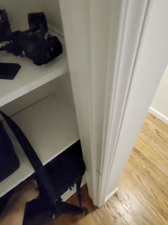 Pack-up sweep: lamps, windows, gear — POV training clip