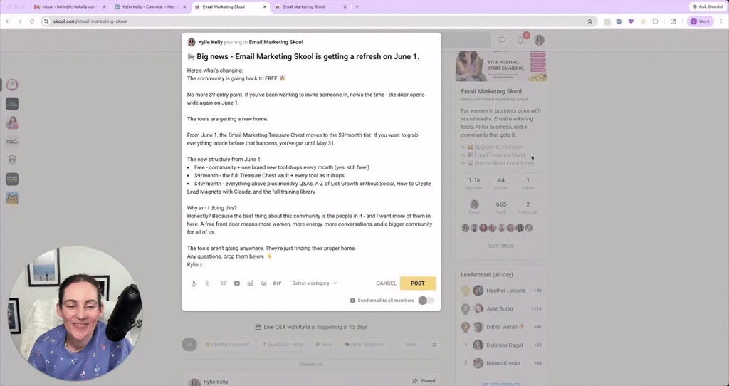 📢 Big news - Email Marketing Skool is getting a refresh on June 1.