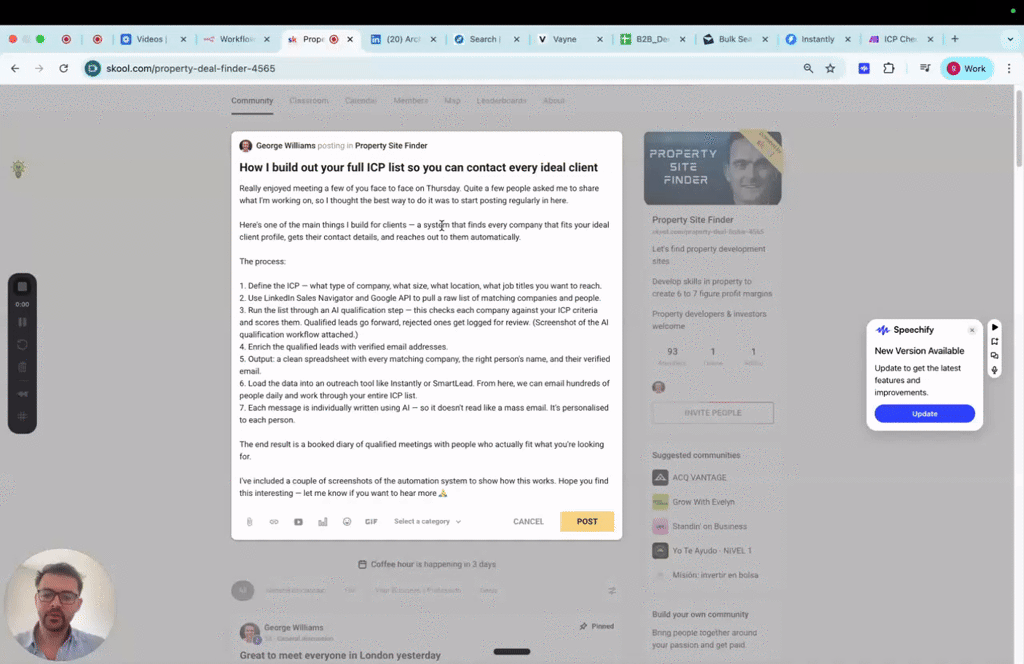 How I build out a full ICP list and contact every ideal client