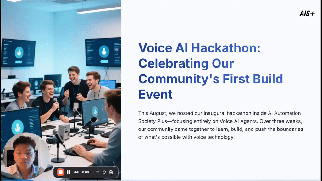 AIS+ August Hackathon Winners! 🏆