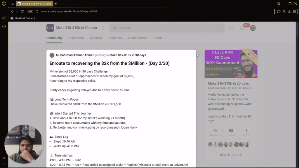 Enroute to recovering the $2k from the $Million - (Day 2/30)