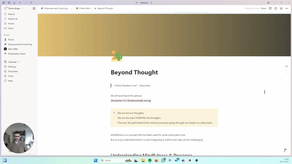 Being fully present with your family and actually enjoying a stress free Christmas because you're mindful and at peace within. ...Priceless...