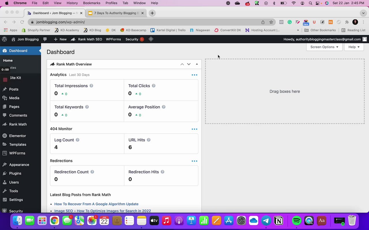 Preview of Day 4 - Creating Important Pages For Your Blog (Part 3)