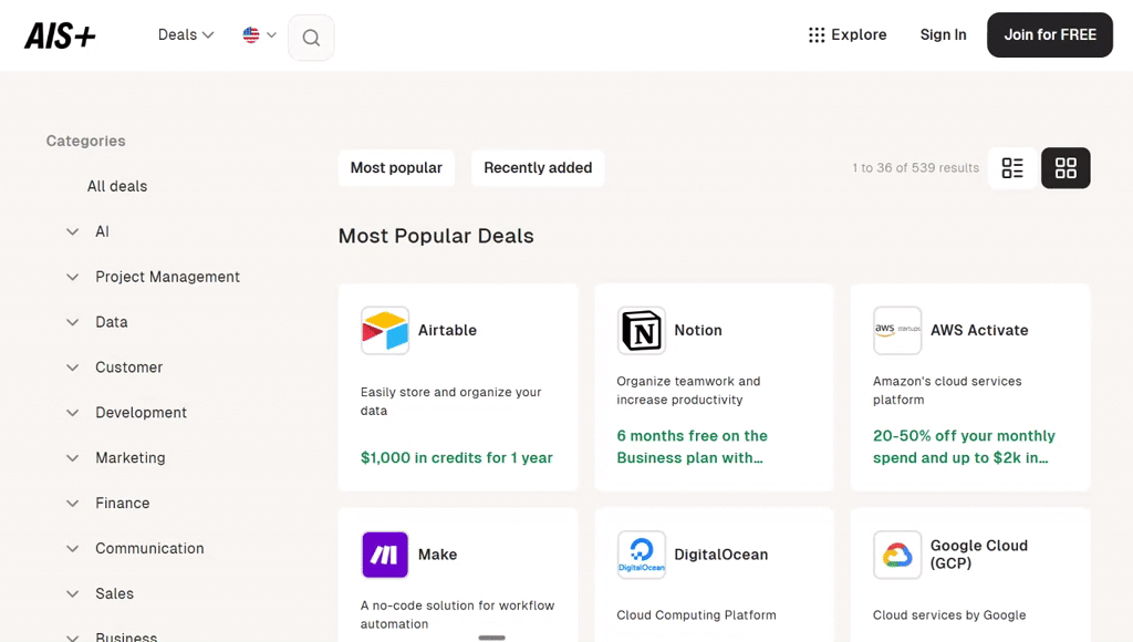 🚨 Just Launched: $3M+ in AI Tool Discounts for AIS+