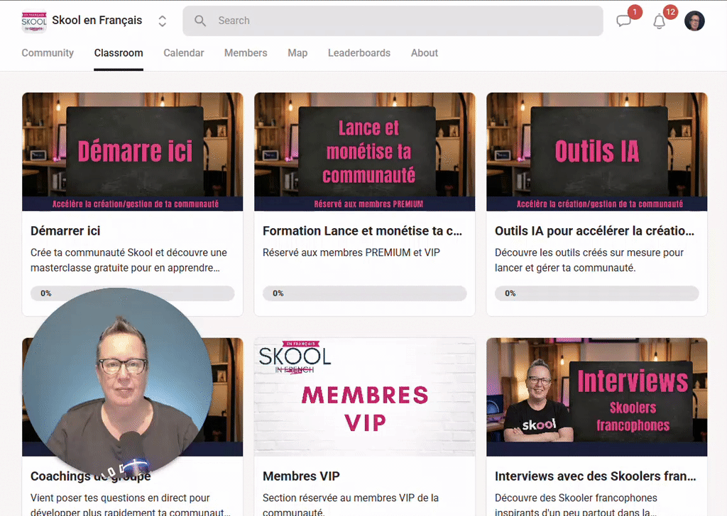 Skool: Nouveaux outils IA pour vous aider à lancer et animer votre communauté