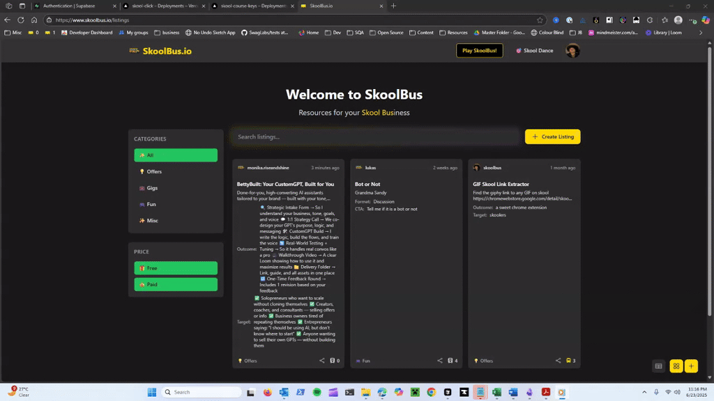 Demo of Some New Features