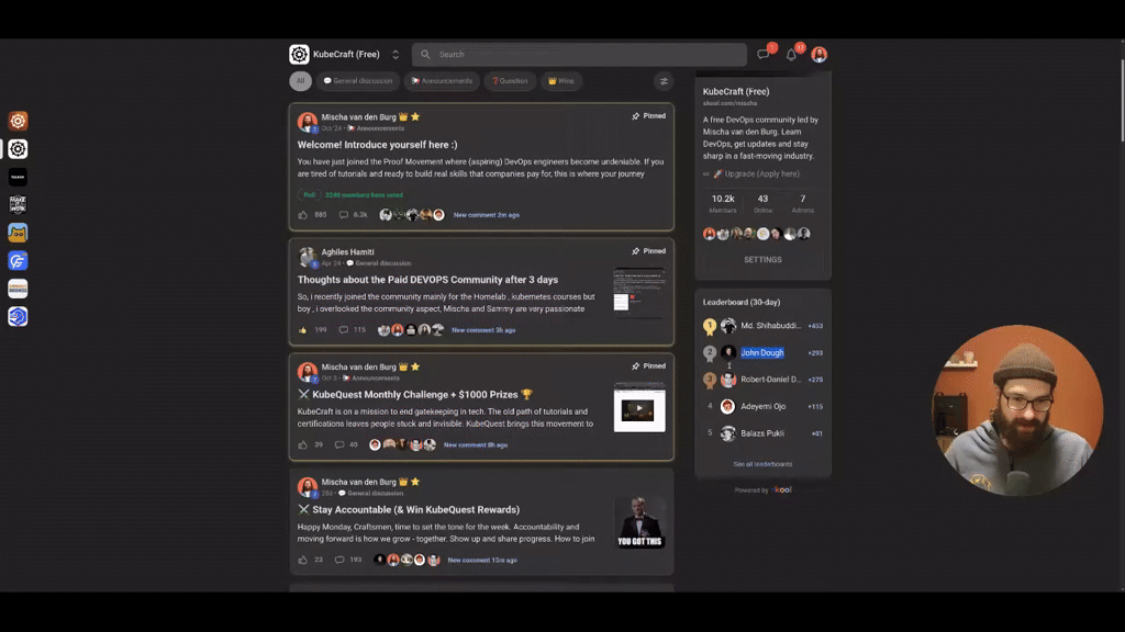 🏆 KubeQuest Champions of the Month 🏆