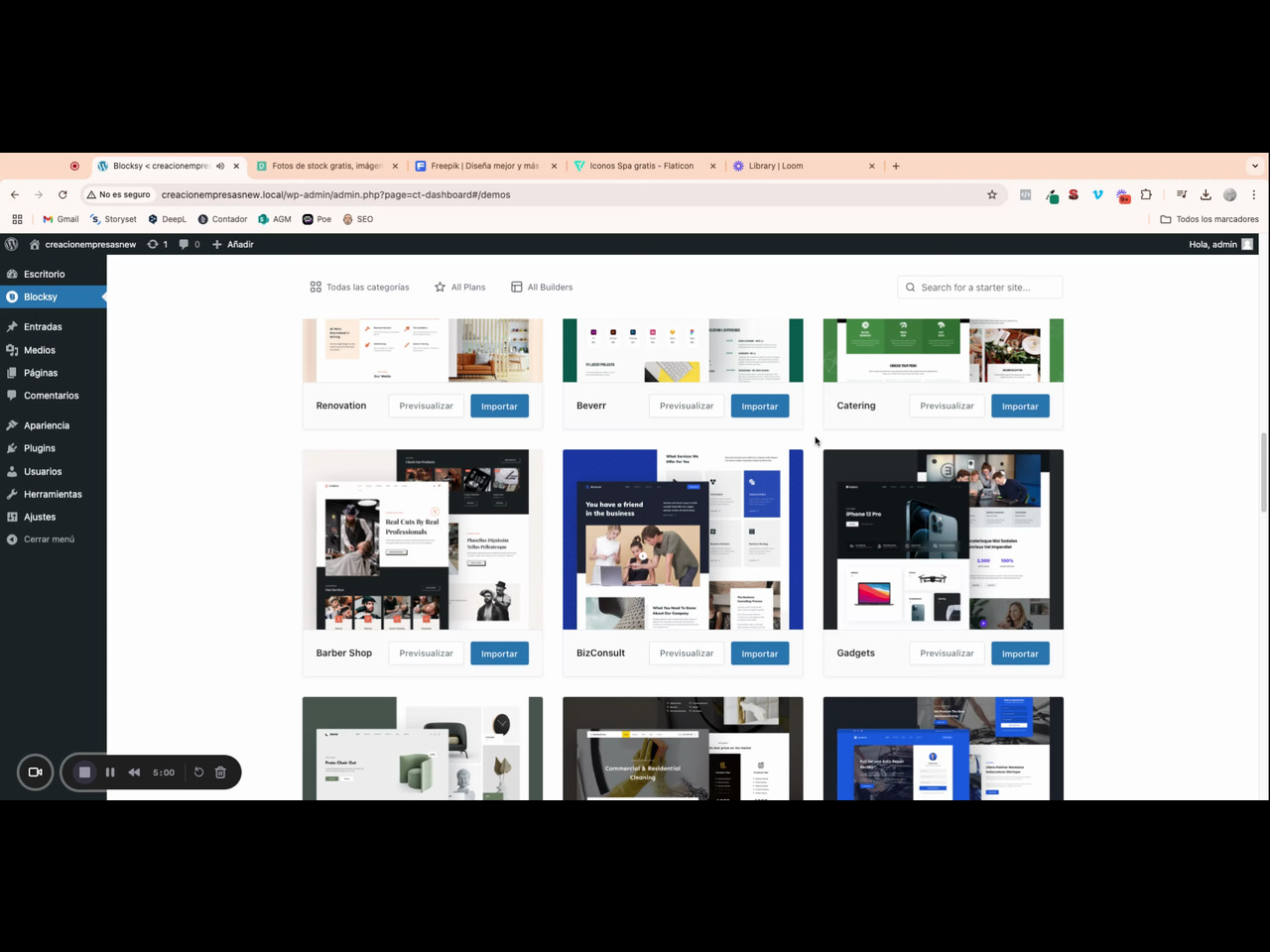 Instalar el tema Barbershop en WordPress paso a paso
