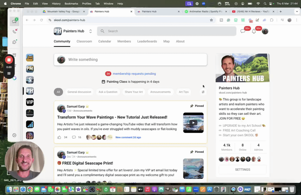New Maps Feature in the Painters Hub