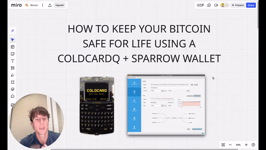 Understanding the Cold Card Q + Sparrow Wallet 