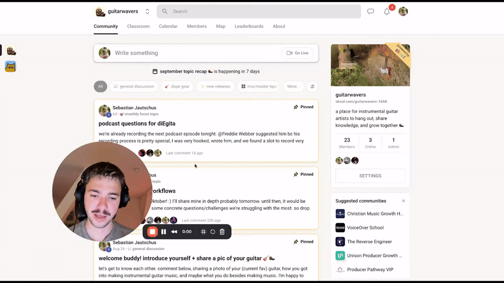 thoughts on community rules, podcast guests, and role of AI