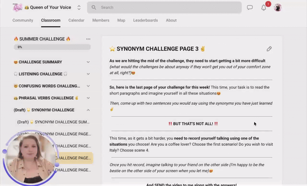 😍 YOU ARE HALF WAY IN THE CHALLENGE! KEEP GOING! 👑