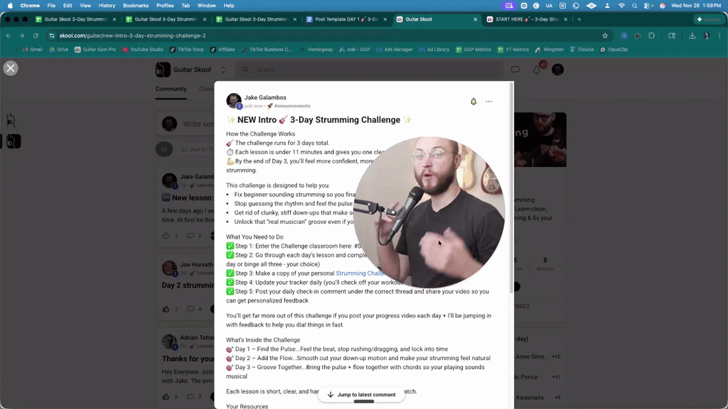 ✨ NEW Intro 🎸 3-Day Strumming Challenge ✨