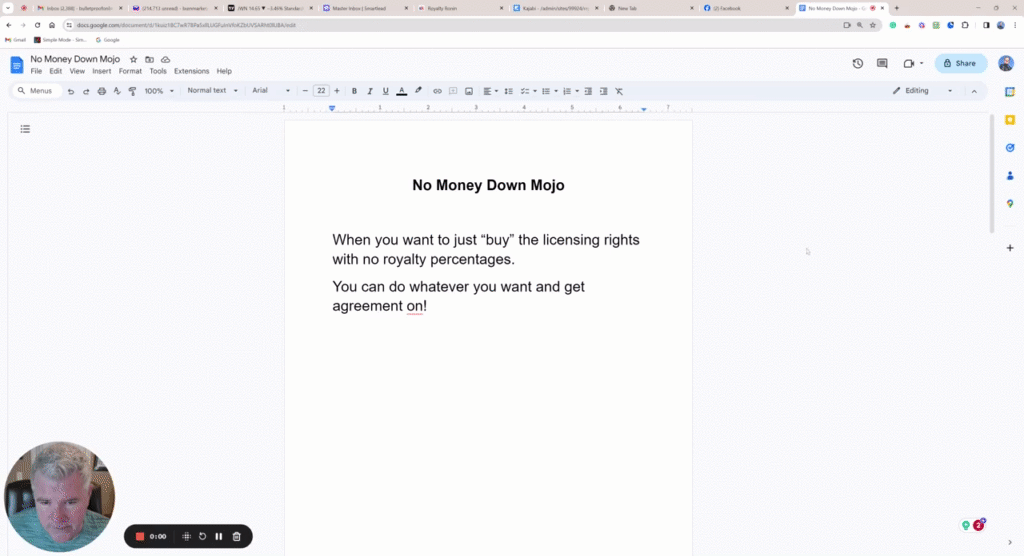 Acquiring Valuable Licensing Rights with NO Money Down...