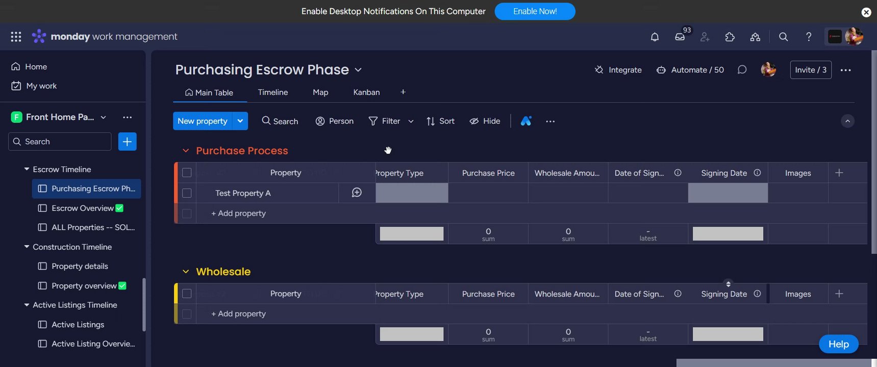 Preview of Do you run a Real Estate Business? -Monday.com DEMO