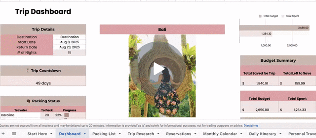 Watch the Ultimate Travel Planner walkthrough video