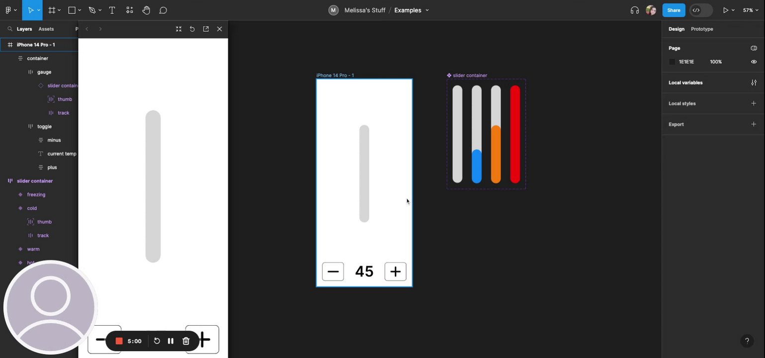 Preview of Retaining SmartAnimate Functionality Between Component States