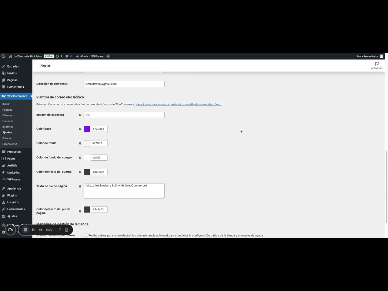 Personalizar el tono de marca en los correos de WooCommerce
